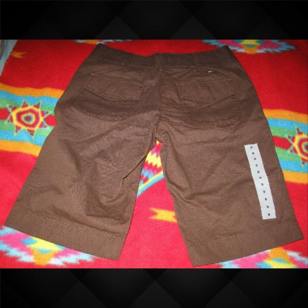 Tommy Hilfiger Women's Brown Bermuda Walk Shorts Hollywood (Size: 0) New! - Picture 6 of 9